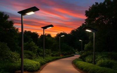 Illuminate Your Outdoors with Stylish and Durable Solar Lights and Poles for Every Space
