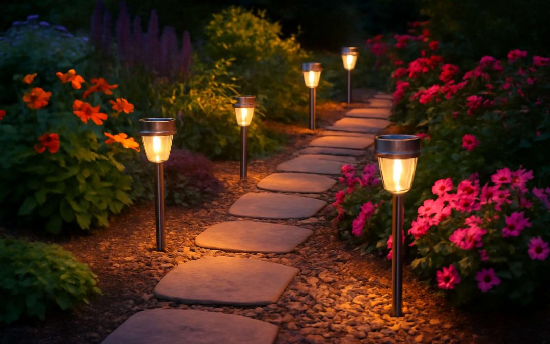 Illuminate Your Garden Effortlessly with Stylish Solar Lights with Stakes for Stunning Outdoor Decor