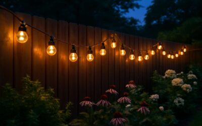 Transform Your Garden with Charming Solar Lights to Hang on Fence for Stunning Nighttime Ambiance
