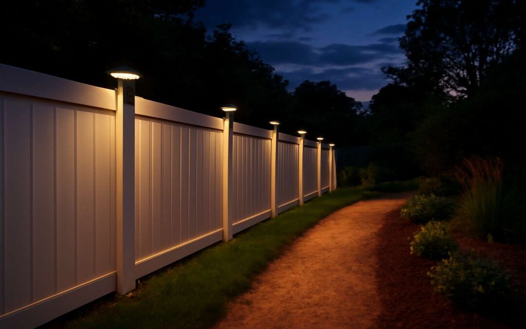 Transform Your Home’s Ambiance with Stunning Solar Lights Vinyl Fence Lighting Solutions