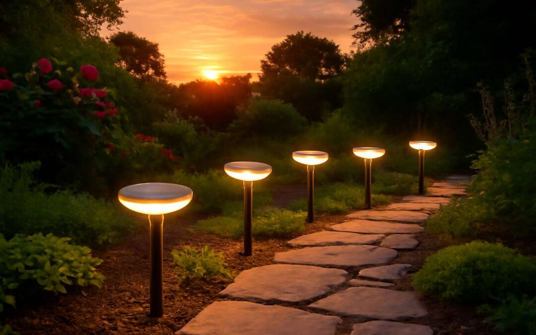 Illuminate Your Garden Perfectly with Stunning and Eco-Friendly Solar Lights Round