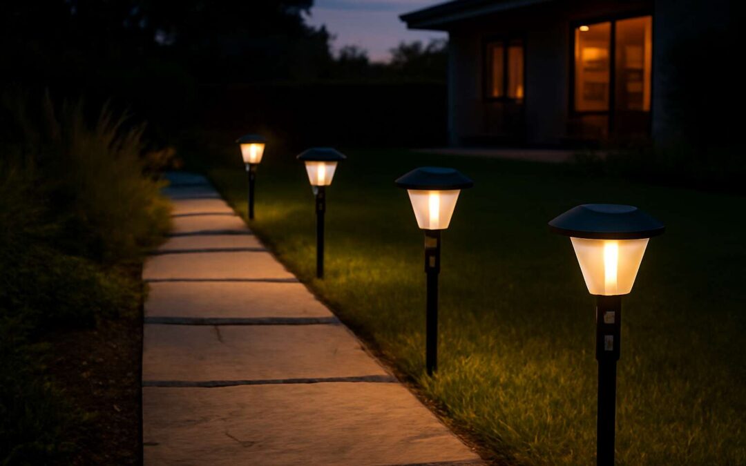 Effortless Outdoor Glow: solar lights with switch for instant dusk-to-dawn control.