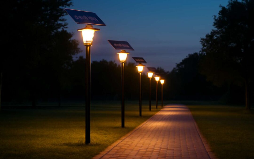 Brighten your garden with solar lights for round poles – stylish, weatherproof, and easy