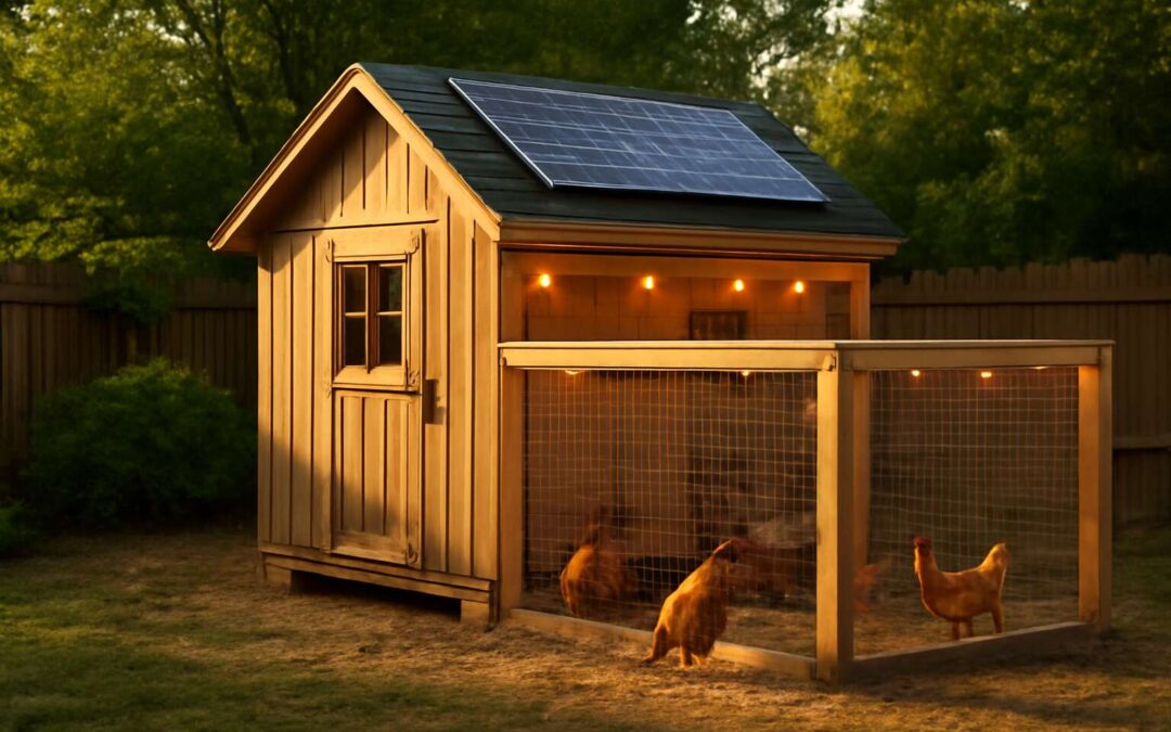Shine Bright: solar light for chicken coop keeps your flock secure after dark