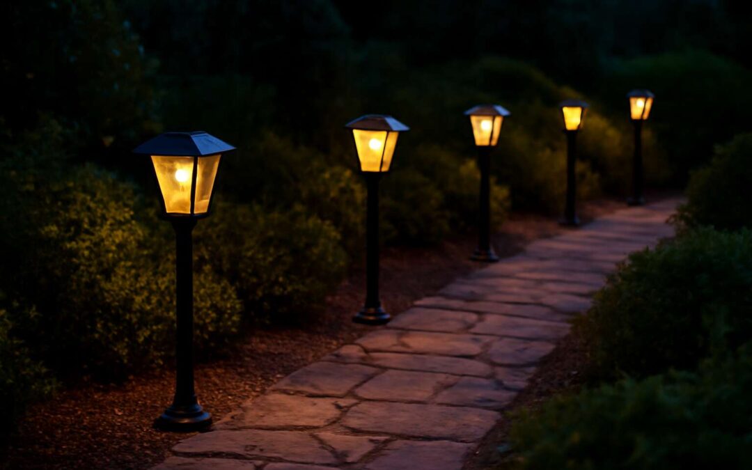 Illuminate Walkways with solar lights outdoor post for effortless curb appeal