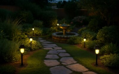 Transform Your Yard with solar lights landscaping for a stunning, eco-friendly nightscape