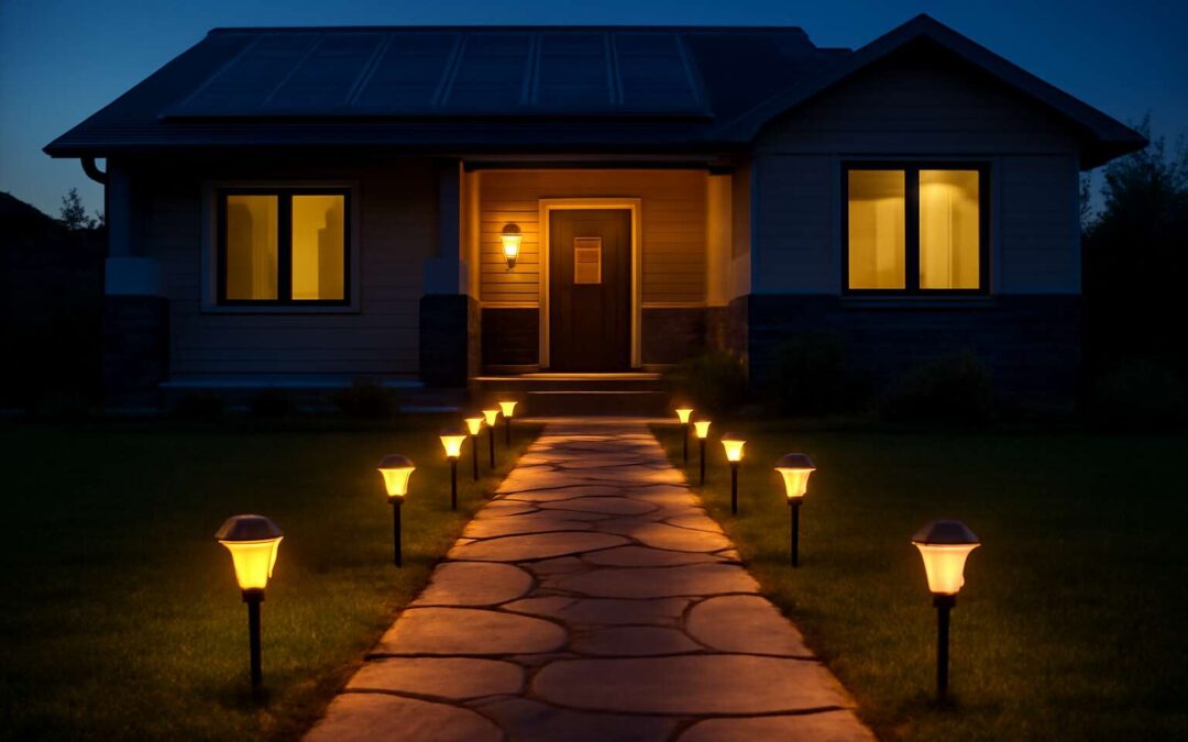 Light up your curb appeal with solar lights for outside house and an effortless glow.