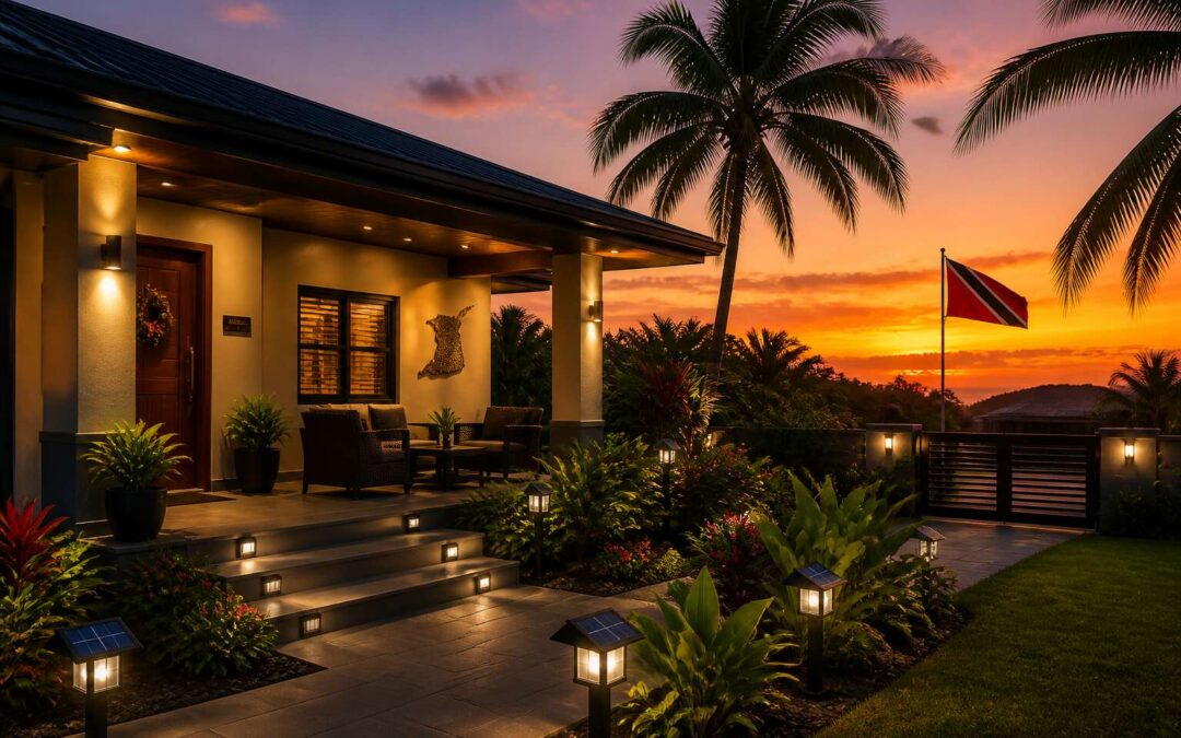 Solar lights trinidad save money and add security to your property.