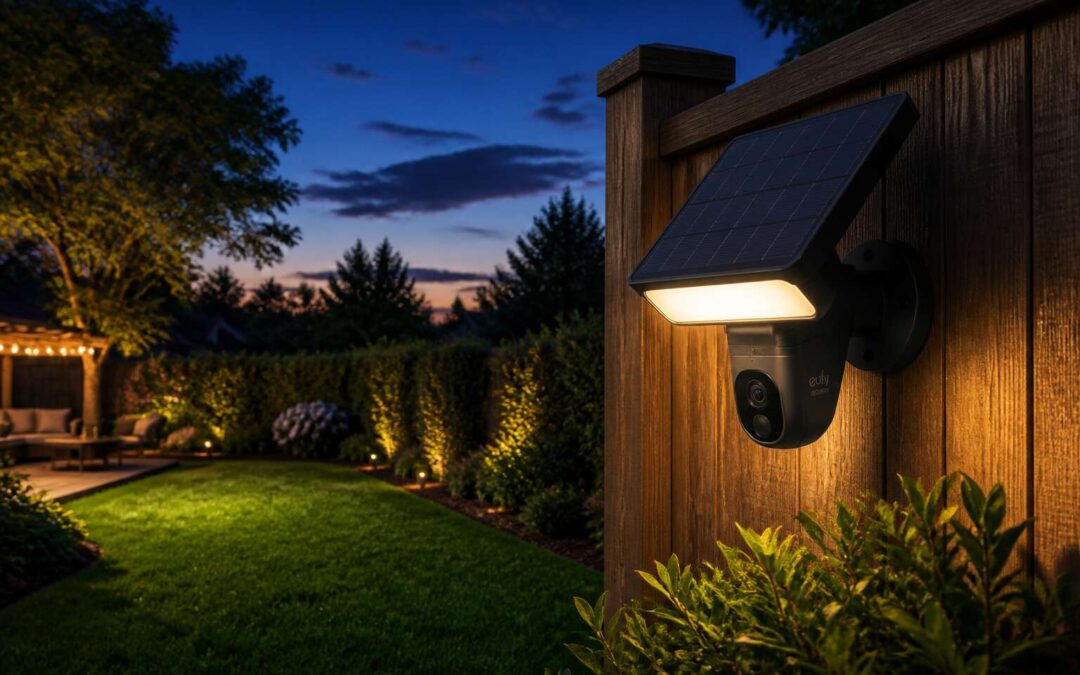 Solar light with camera outdoor provides security and illumination in one device.